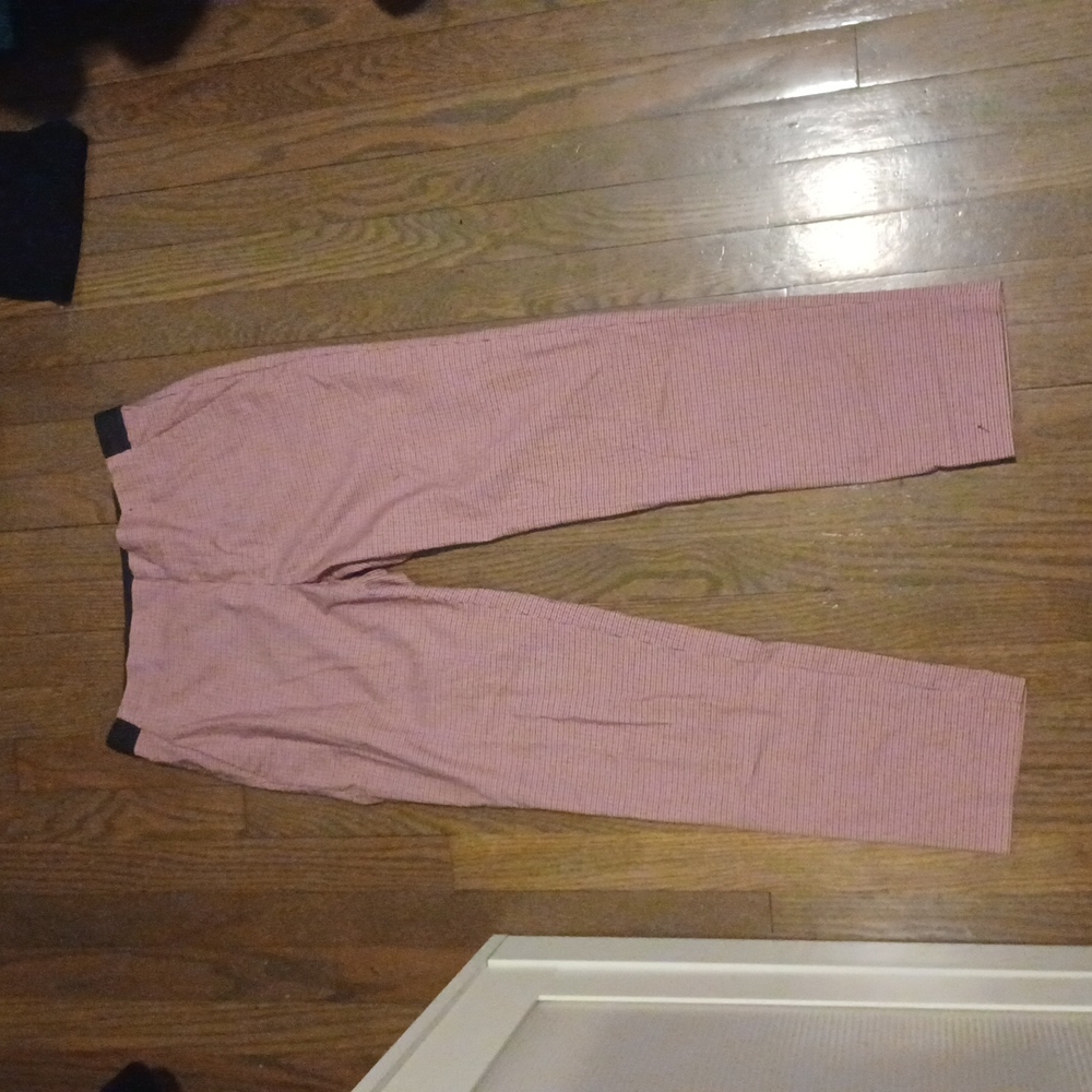 Comfy red and white business pants